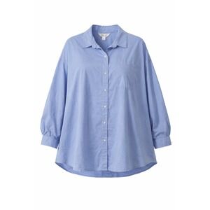 Old Navy The Boyfriend Shirt Womens XXL Light Blue Cotton Oversized Button Down